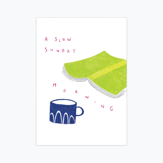 A Slow Sunday Morning Print