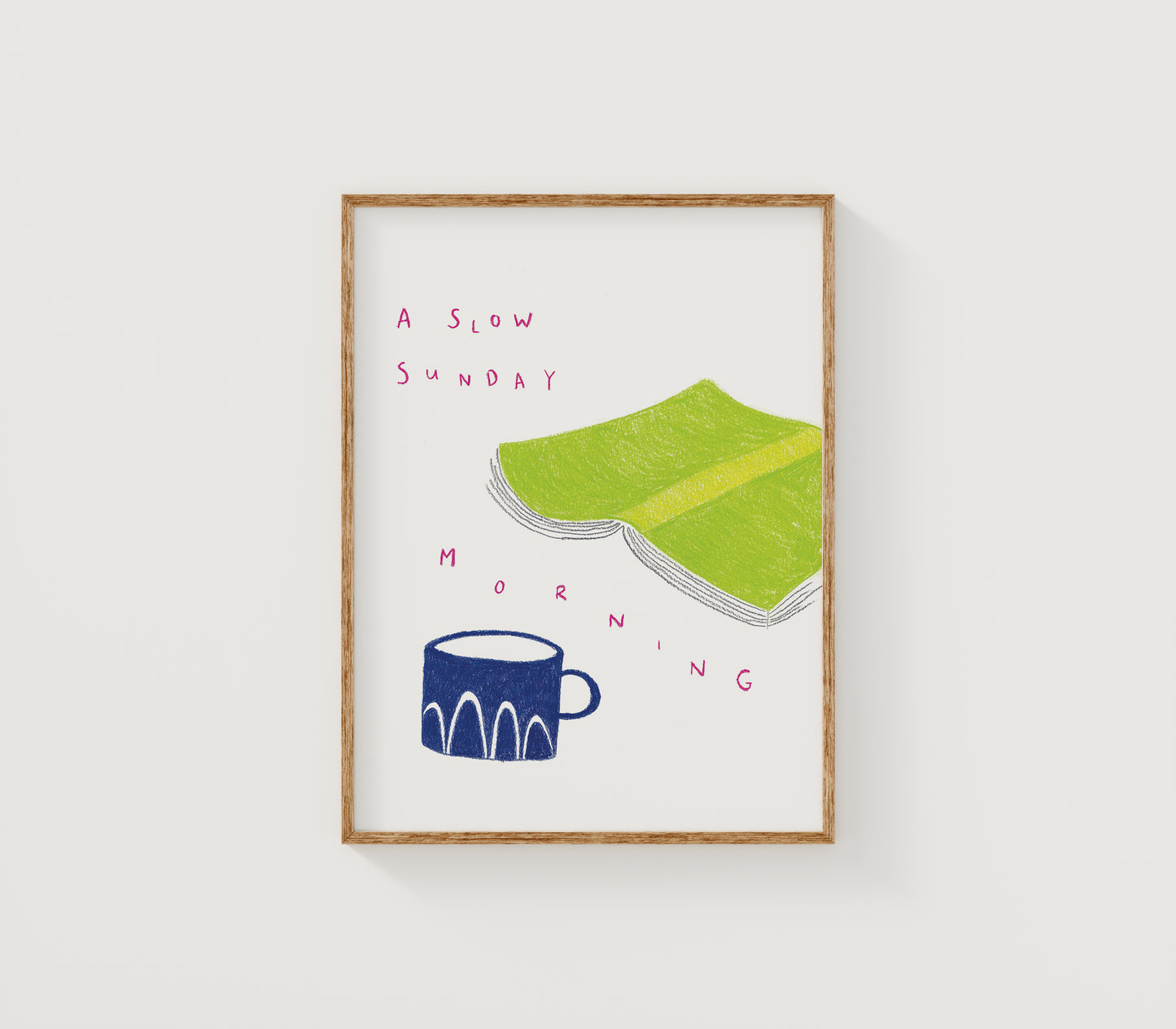 A Slow Sunday Morning Print
