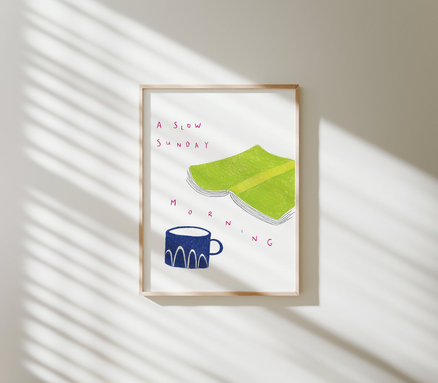 A Slow Sunday Morning Print