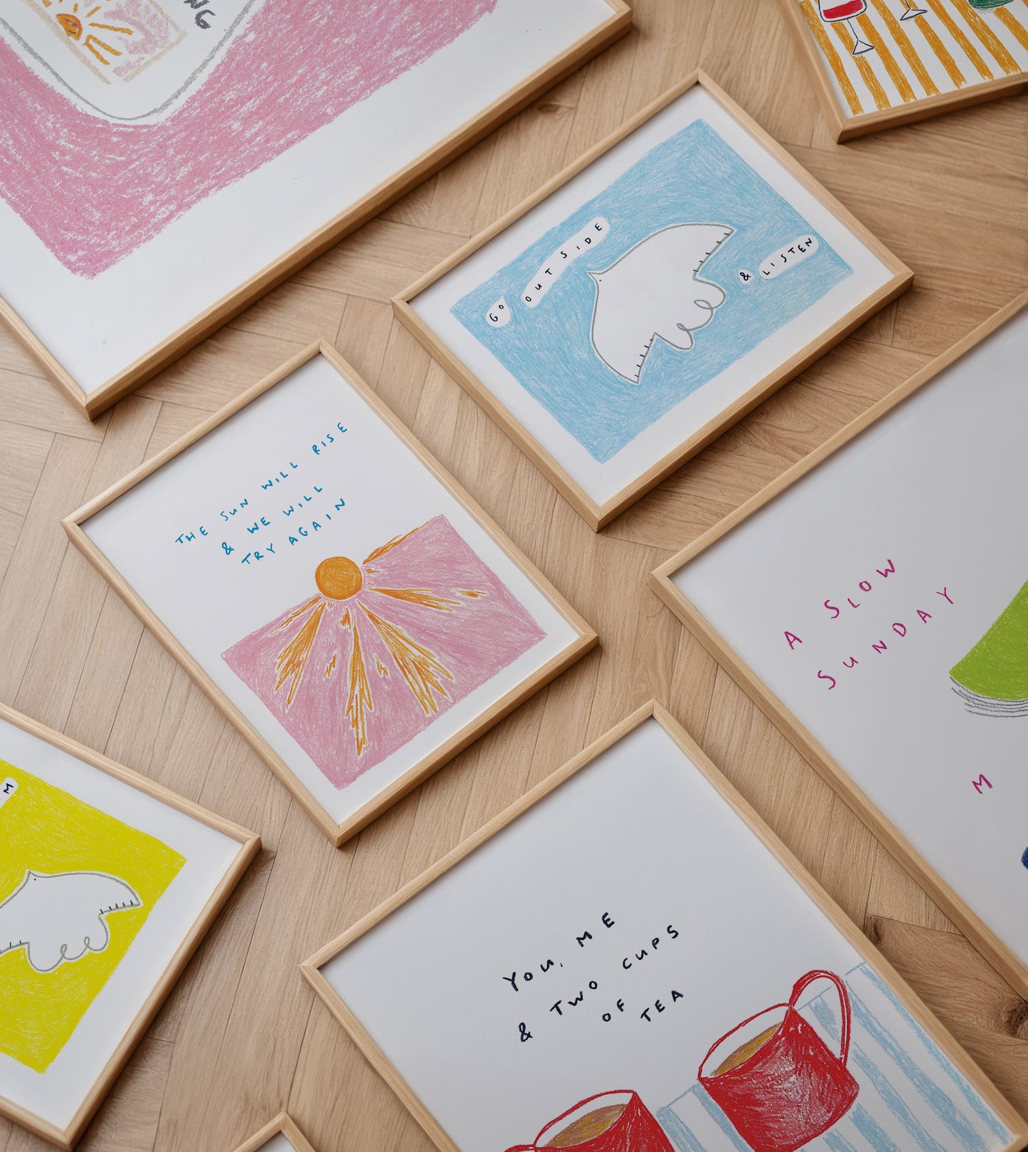 Go Outside and Listen to the Birds Print