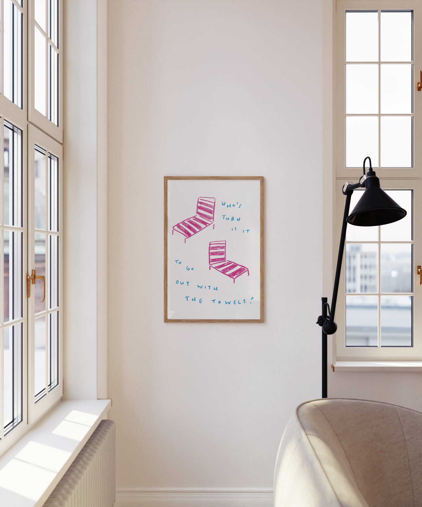 Holiday Towel Duties Print