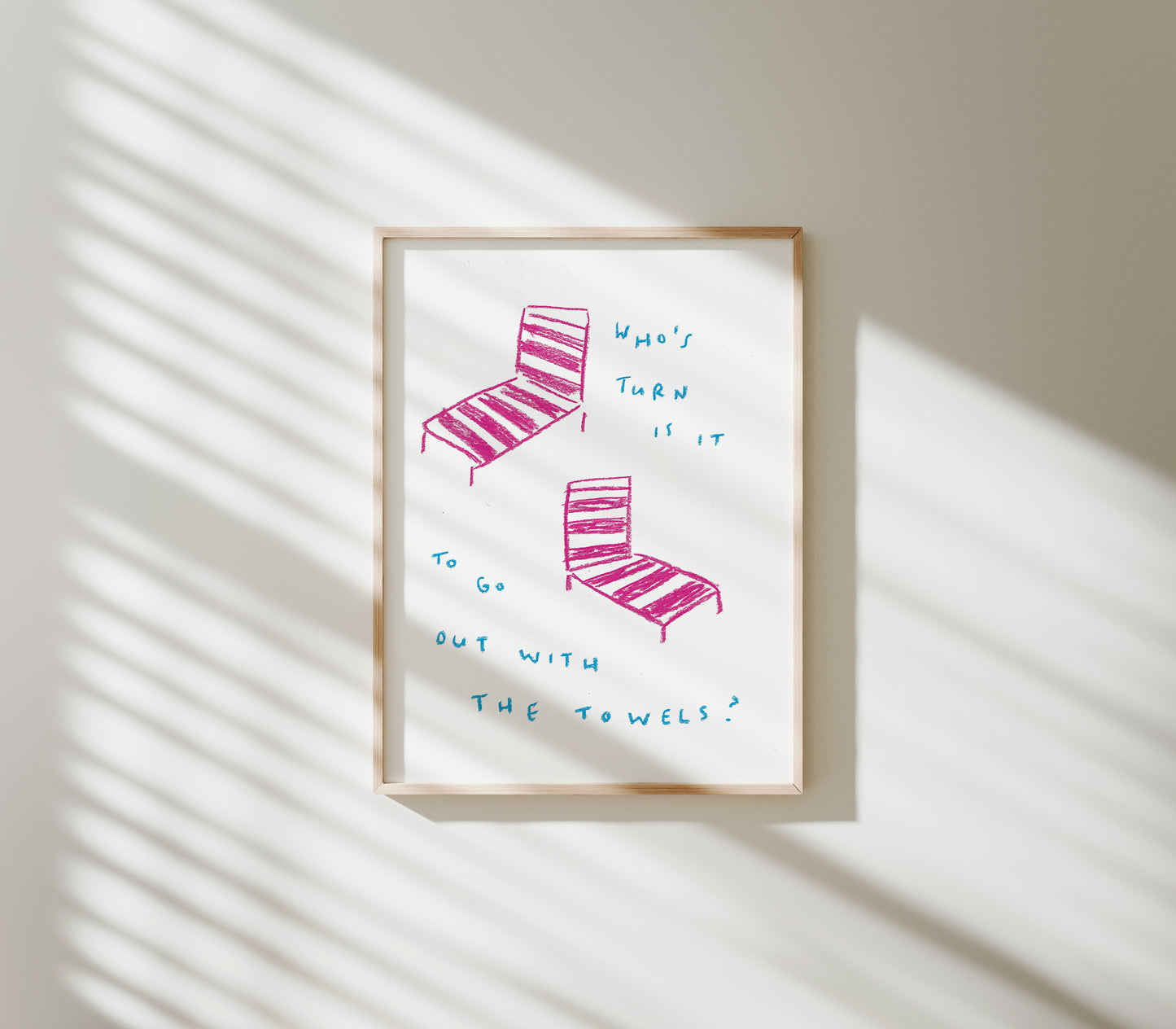 Holiday Towel Duties Print