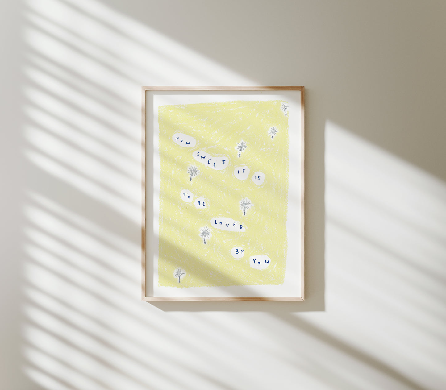 How sweet it is to be loved by you print