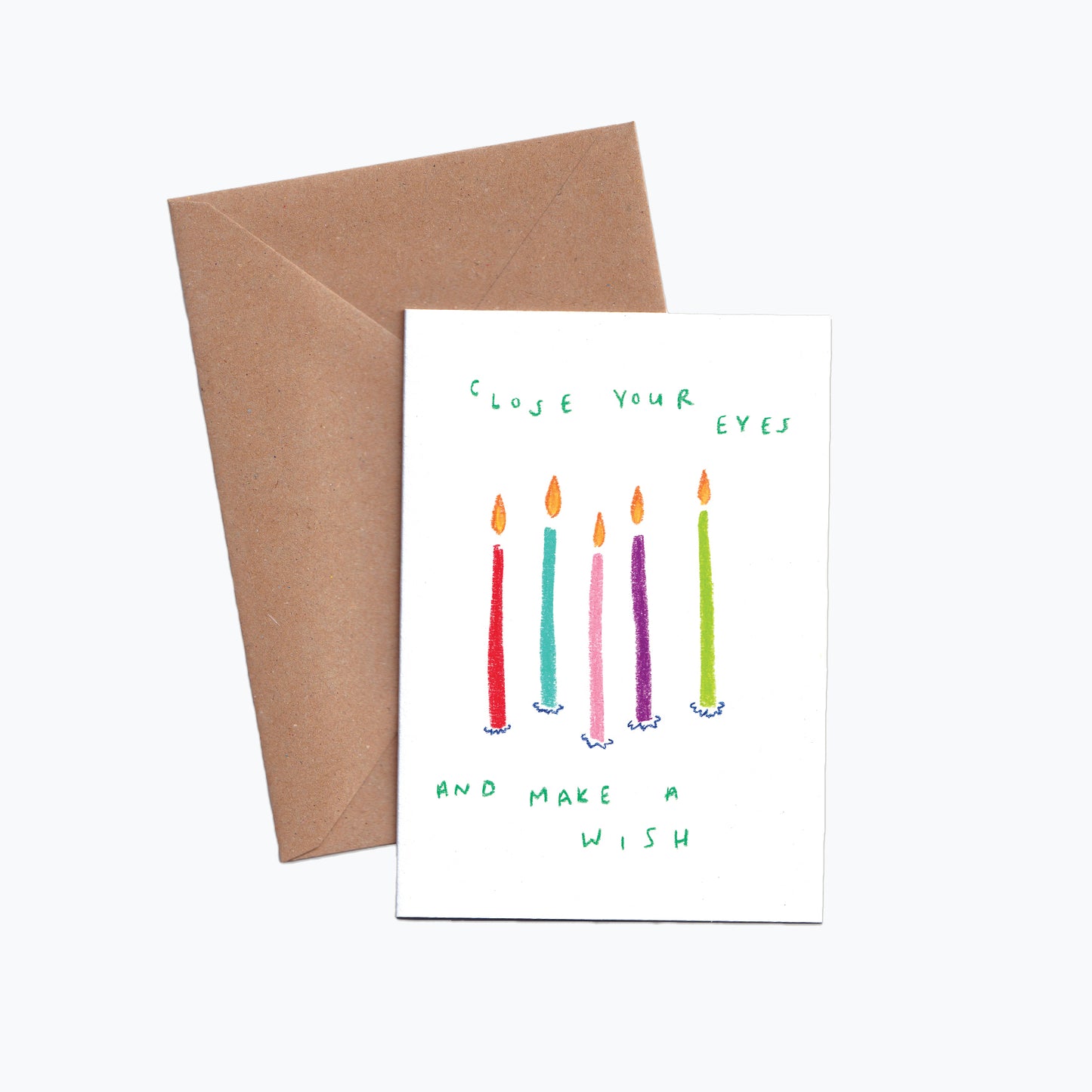 Make a Wish Candles Card