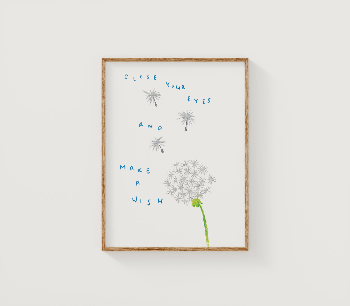 Make a Wish Dandelion Print