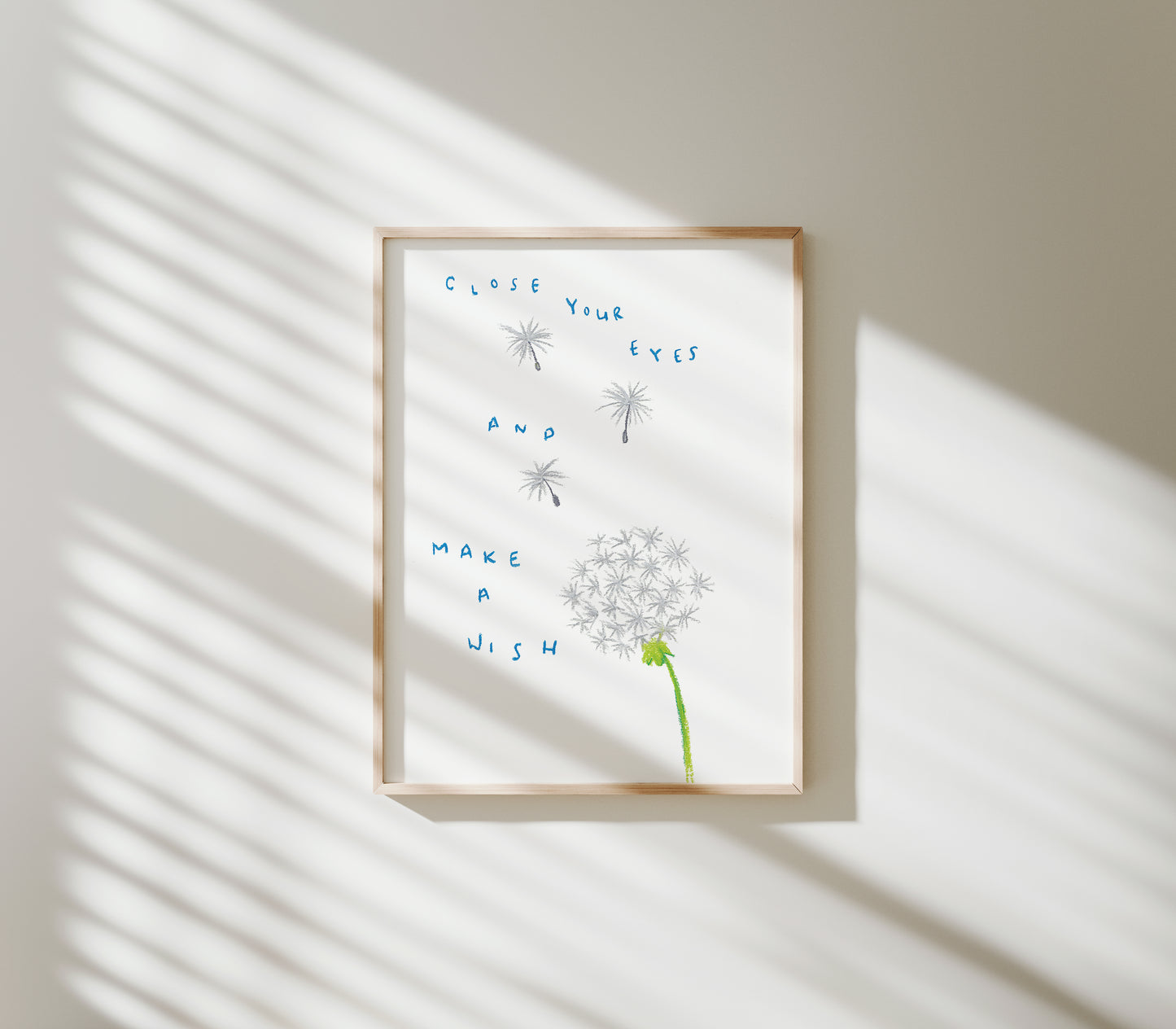 Make a Wish Dandelion Print