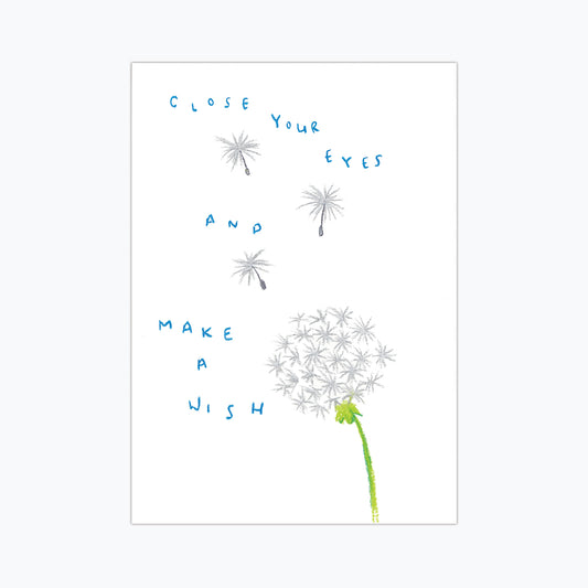 Make a Wish Dandelion Print