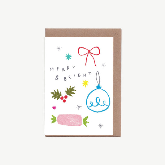 Merry and Bright Christmas Card