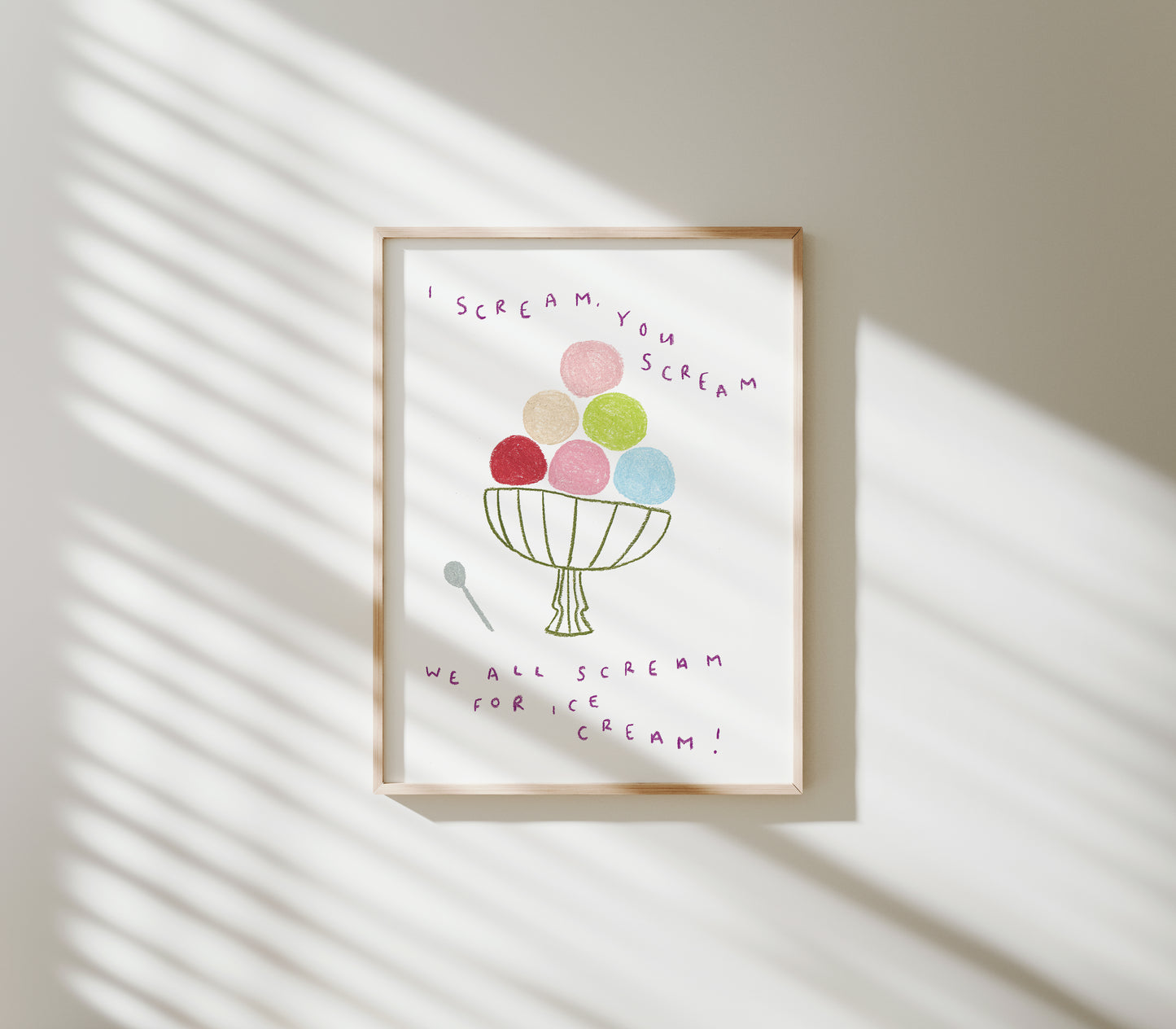 Scream for Ice Cream Print