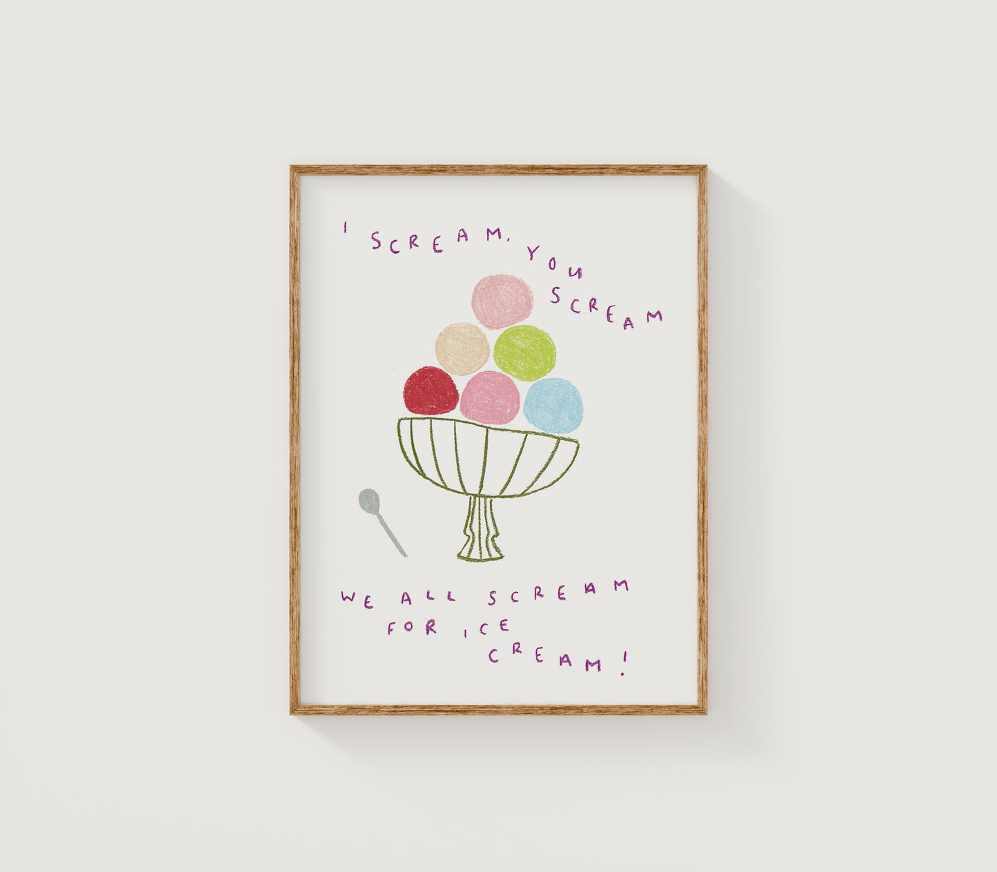 Scream for Ice Cream Print