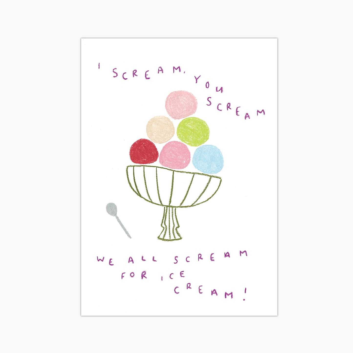 Scream for Ice Cream Print